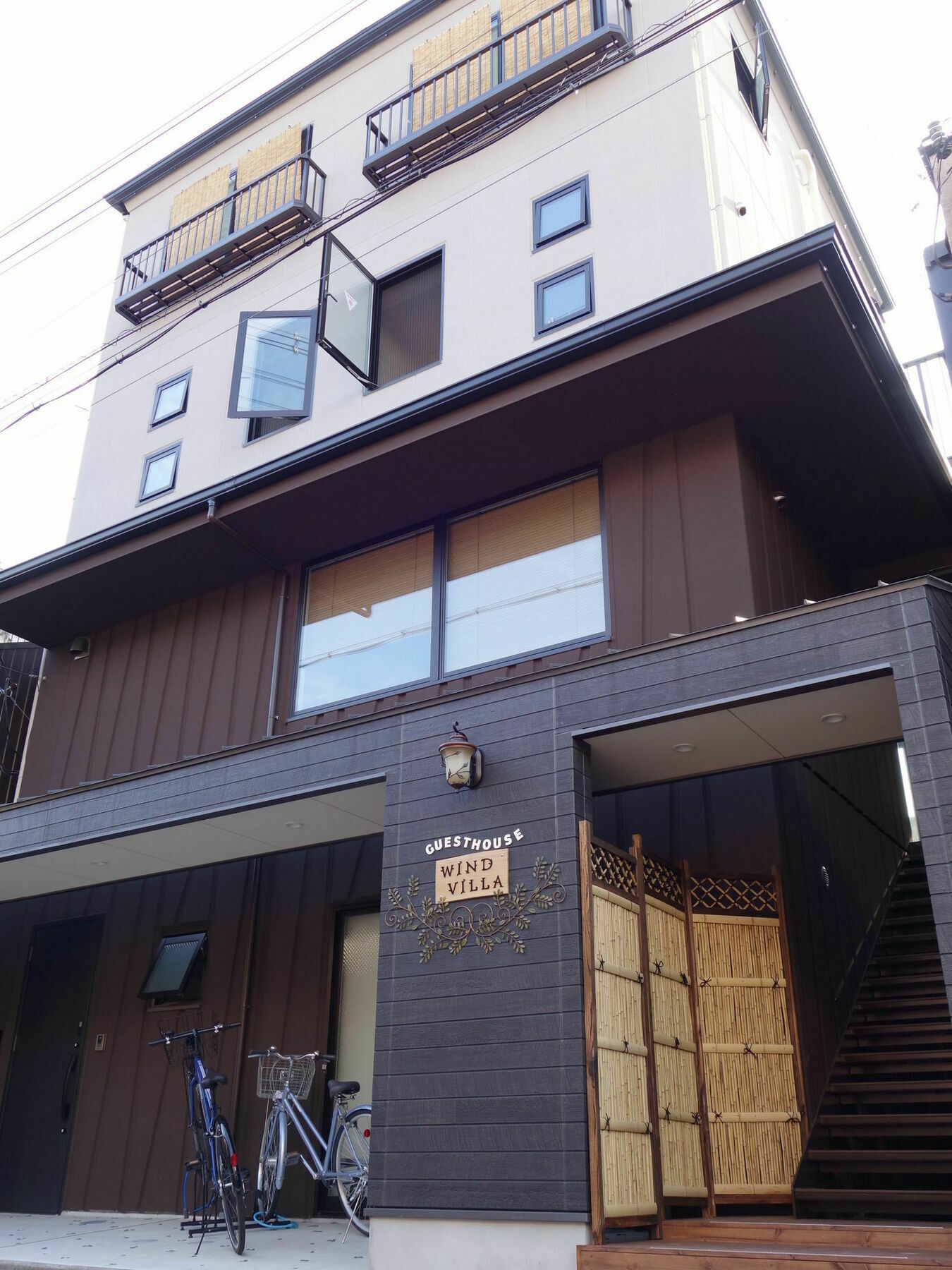 Guesthouse Wind Villa Kyoto Exterior photo